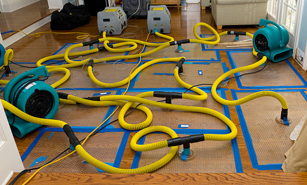 Professional Flood Damage Restoration technician working in Azusa, CA